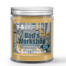 Dad's Workshop Candle (8oz) Sawdust and Plywood Scented Soy