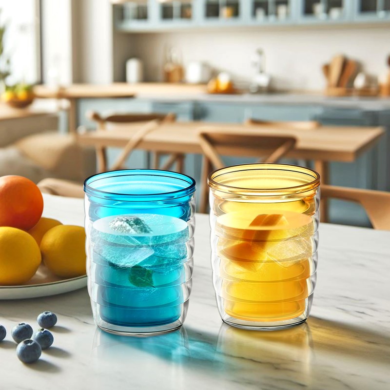 Amazing Abby - Arctic - 16-Ounce Insulated Plastic Tumblers (Set