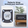 Waterproof Mattress Pad Queen, Quilted Fitted Queen Mattress Topper, Five-Layers