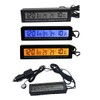 Riloer Universal Auto Dashboard Digital Clocks with Blacklight and LCD