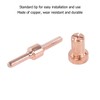 Long Electrode Nozzle Set Copper Plasma Cutting Torch Consumables for