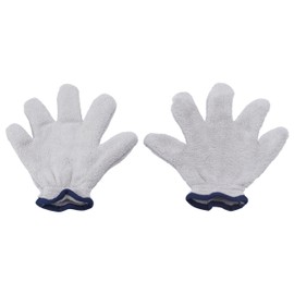 Beldray LA034061FEU7 Deep Clean Dusting Gloves – Pack of 2 Precision Dusters, Lifts and Removes Fine Dust Particles, Clean Tight Spaces, Extra-Thick Fluffy Microfibres, Machine Washable, One Size