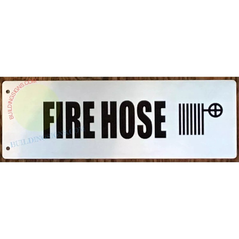BuildingSigns.com FIRE Hose Sign-FACP Sign -Two-Sided/Dou