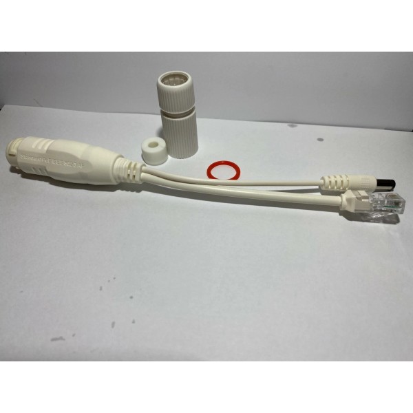 Unbranded Waterproof 40V-56V PoE Splitter IEEE 802.3af at 10/100Mbps DC