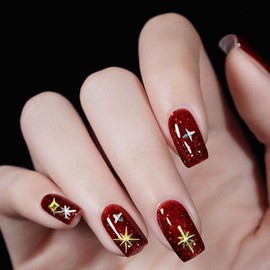 750 PCS Gold Silver Nail Charms, Gold Silver Studs Punk Metal Star Nail, Nail Gems Nail Charms, Y2K Nail Stickers, Gold Silver Nail Accessories, 3D Nail Art Decorations for Women Girls DIY Crafts