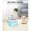 NPET WF100 Cat Water Fountain, 54oz/1.6L Automatic Pet Fountain Cat