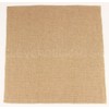CleverDelights 20 Inch Dobby Weave Burlap Squares - 4 Pack