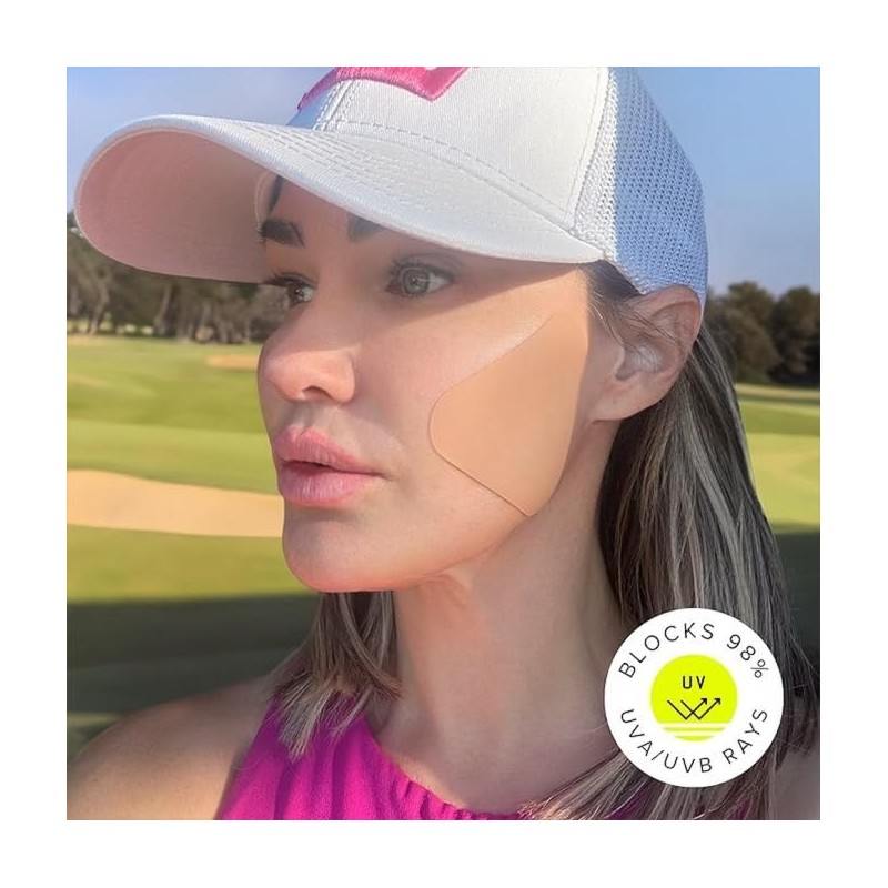 Sun Patch Hypoallergenic Sun-Screen Cheek or Hand Patches, 100% Silicone