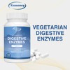 Xemenry Digestive Enzymes Prebiotic & Probiotic Supplement, 120 Capsules, Organic