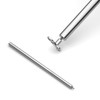 Pierced Owl 4" Dermal Anchor Insertion Tool with Internally Threaded