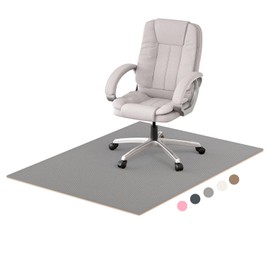 Hsurbtra Office Chair Mat for Hardwood Floor, 31.5" x 47" Ultra Thick Non-Slip Computer Chair Mat, Heavy Duty Floor Protector, Large Desk Rug for Office Home, Pink