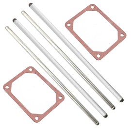 ZUDKSUY 2 Sets 690981 690982 690971 Push Rod Kit with Valve Cover Gasket Replacement for BS 690981 690982 690971 Lawn Tractor