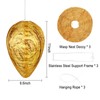 Wasp Nest Decoy, 3 Pack Paper Hives Hanging Fake Wasp