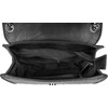 styleBREAKER Women's Shoulder Bag with Decorative Stitching and Chain Shoulder