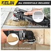 KELIN 118 PCS Multitool Blade Kits Cutting and Sandpaper Oscillating