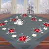 Ernst Schäfer Christmas Star Embroidery Kit, Tablecloth Set, Pre-Drawn for