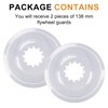 PSLER Flywheel Guard - 2PCS Diameter 138 mm Freewheel Spoke