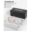 KAPVOE Photochromic Fit Over Glasses Sunglasses for Men Women Oversized