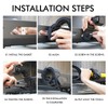 Shovel Holder Rubber Grip Mount Kit with Lock – Fits