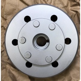 JC Racing (Yamaha) CNC Lightened / Balanced Yamaha Banshee Flywheel New OEM Nut & Key Included