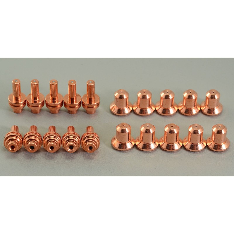 RIVERWELD Plasma Electrode Extended 020382 Nozzle Extended 120504 25Amp Fit