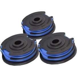 Greenworks Trimmer Spool and 1.65mm Double Line 4.8m incl. 3 Packs for Greenworks 40V Lawn Trimmers G40LT G40LTK2 G40LTK2x