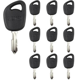 Jegruda 10 PCS Lawn Mower Ignition Keys GY20680 Replacement for John Deere 1023E 1025R 1026R 2025R 2026R 100 LA LT SST X Series 1026R L100 L110 L108 L111 L118 L120 L130 LA125 LA130 LA135