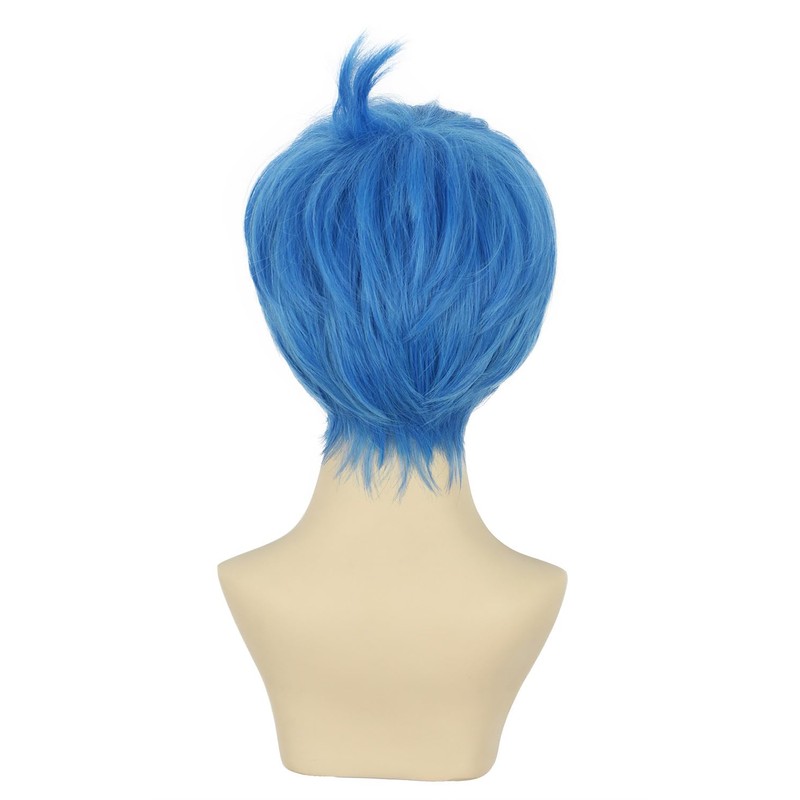 VGbeaty Adult Short Blue Wig Women Cospaly costume Halloween Wig
