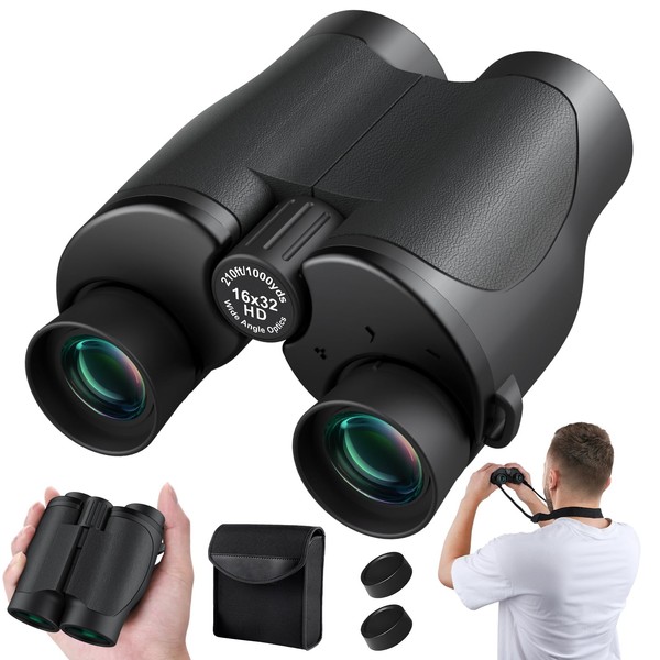 Aurosports Aurosports 16x32 Compact Binoculars for Adults and Kids -