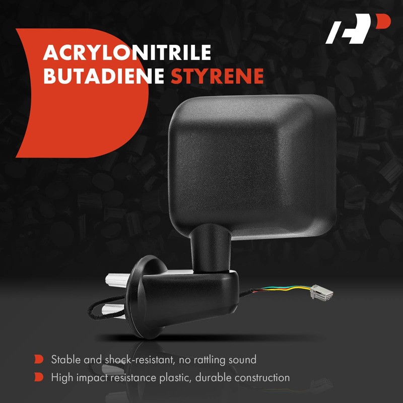 A-Premium Side View Door Mirror - Compatible with Jeep JK