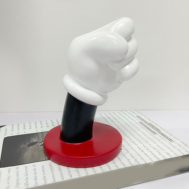 Hand Shaped Vase Cute Easy to Clean Cartoon Decorative Vase
