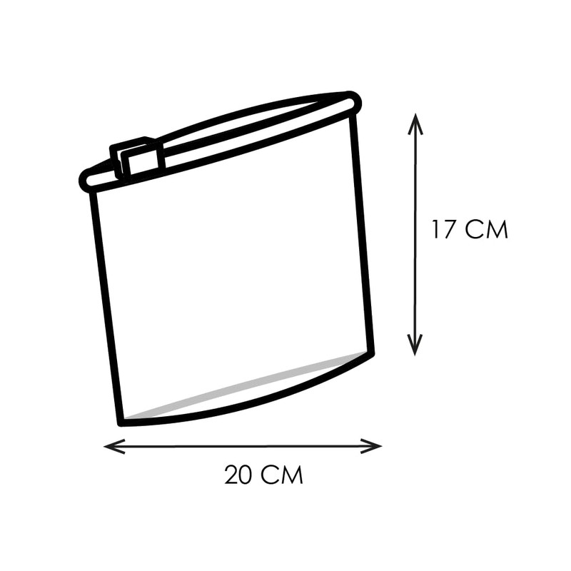 Alfapac Small Slider Bags 20 x 17 cm Pack of