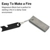 Magnesium Block & Flint Military Fire Starter Striker Army Survival