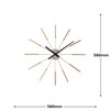 Elcomune NXT-J013 Radiant Clock Stick Natural Wall Clock