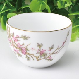Tenka Tea Ceremony, Peach Blossoms, 1.4 fl oz (40 ml) (Full Water, 2.4 fl oz (70 ml), Chinese Tea Ceremony, Hand-Painted