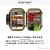 Waterproof Fly Case, Double Clear Lid, Double Sided Slit Storage,