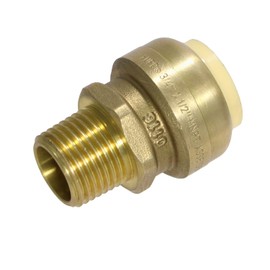 2 Pieces XFITTING 3/4" Push Fit x 1/2" Male Adapter