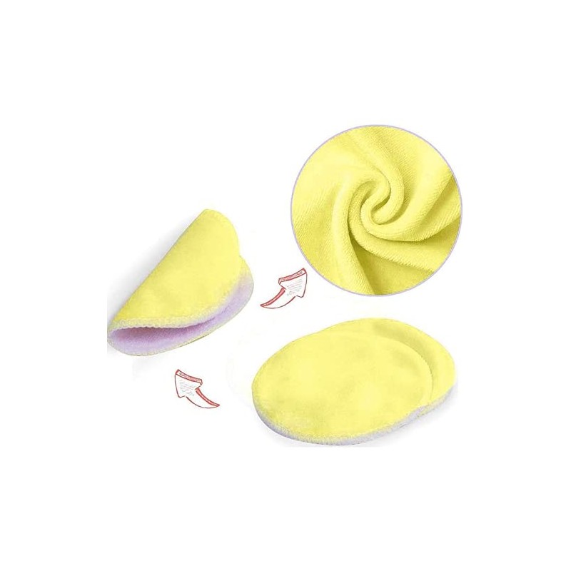 MAFAB | Set 4 Almohadillas Desmaquillantes Reutilizables Microfibra Rosa Azul