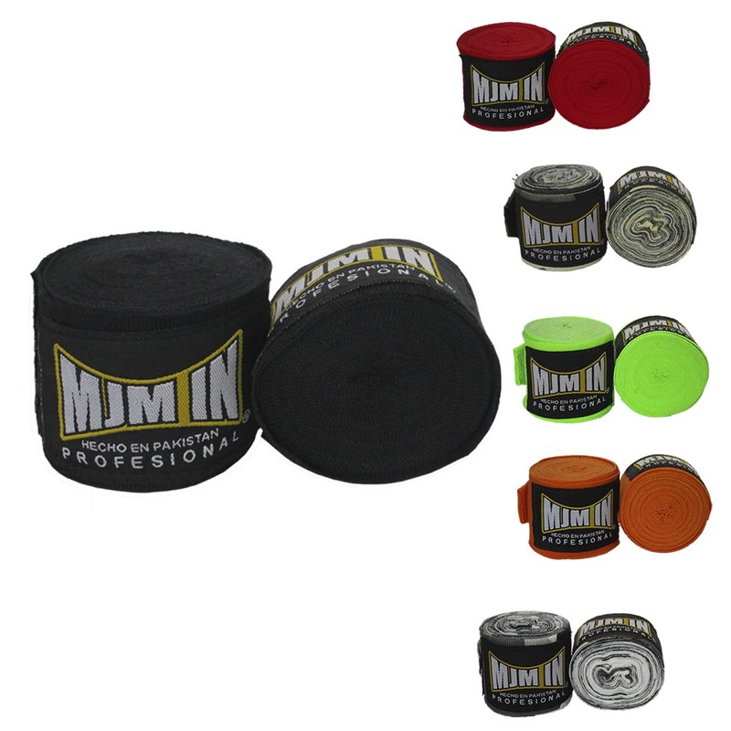 MJM IN Vendas para Boxeo Profesional Algodon Semi elasticas 4.5