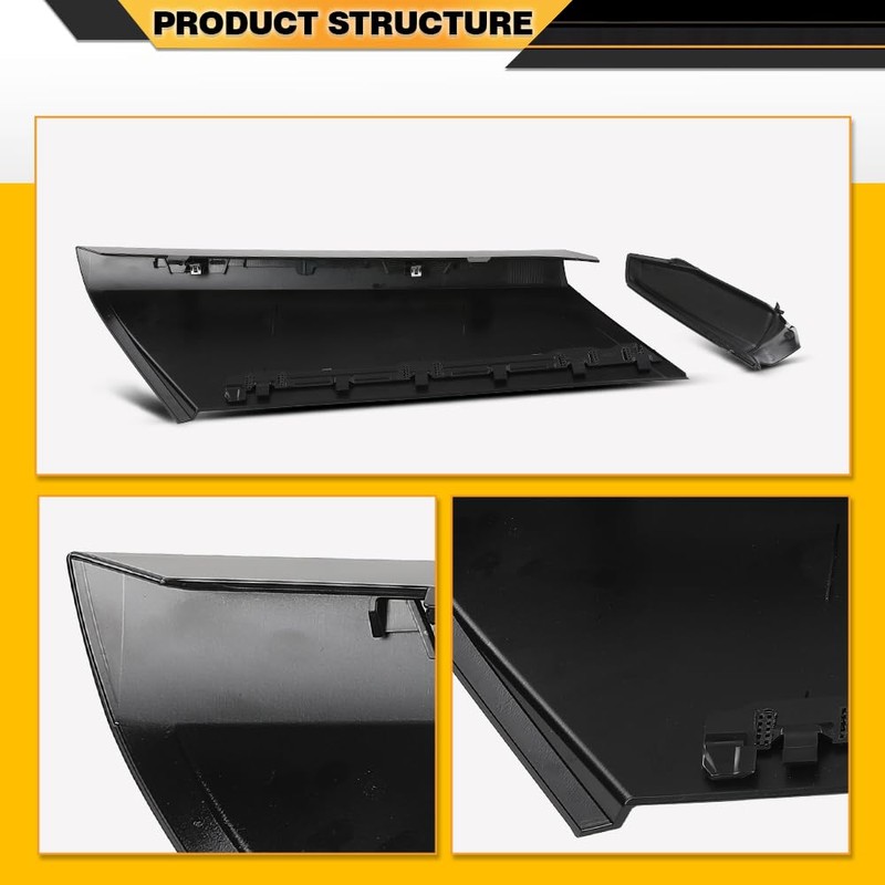 CNNELL Rear Outside D Pillar Molding Trim Compatible with Land
