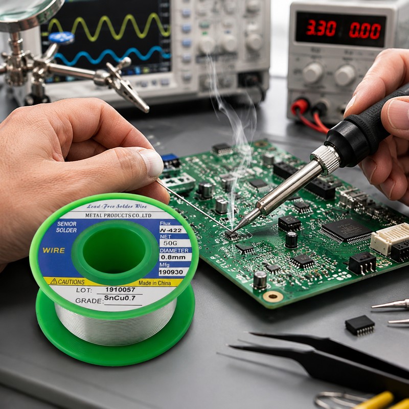 Lead Free Solder Wire for Electronics Repair – Rosin Core