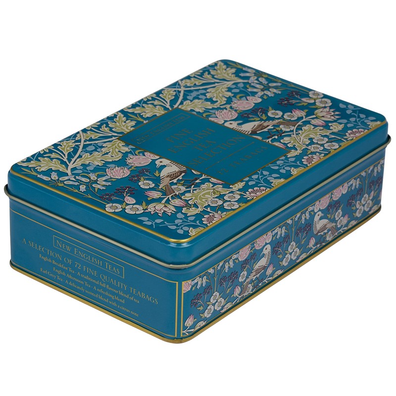 New English Teas Song Thrush & Berries Tea Tin with
