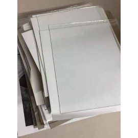 Unbranded 13 X 13 1/8” Custom Cut Glass