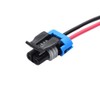 YUNPICAR 2 Pin Waterproof Electrical Connector Plug with 16 AWG