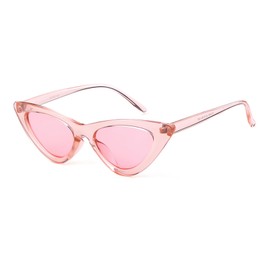 Jucoo Clout Goggles Cat Eye Sunglasses Vintage Mod Style Retro Sunglasses Small Cateye Sunglasses for Women