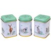 New English Teas Woodland Animals 3x Mini Tea Tin Gift
