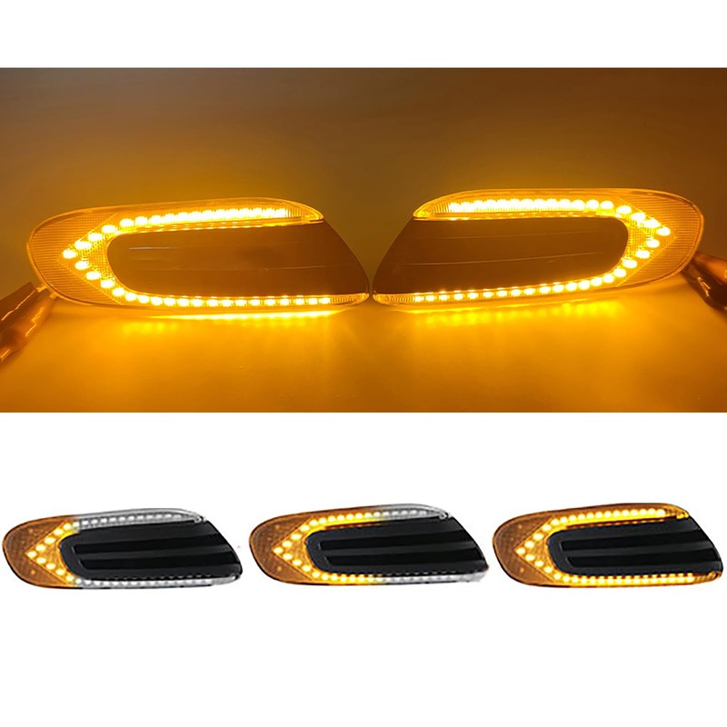 Xinctai Sequential Amber Led Fender Side Marker Light Turn Signal