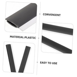 ULTECHNOVO 2 pcs Replacement Dustpan Edge Strips Plastic Dustpan Accessories for Garbage Collection Practical Design for Home Cleaning