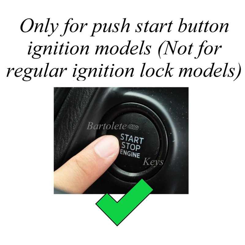 Bartolete Keys 2 Remote Control Car Key Fob Fits 2009