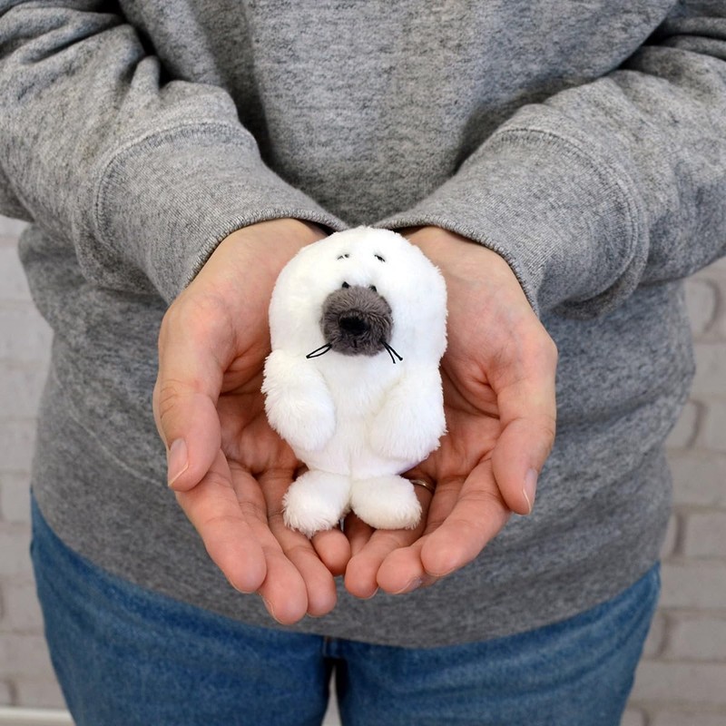 NICI Key Chain Seal Baby 10cm Ocean Friends, white